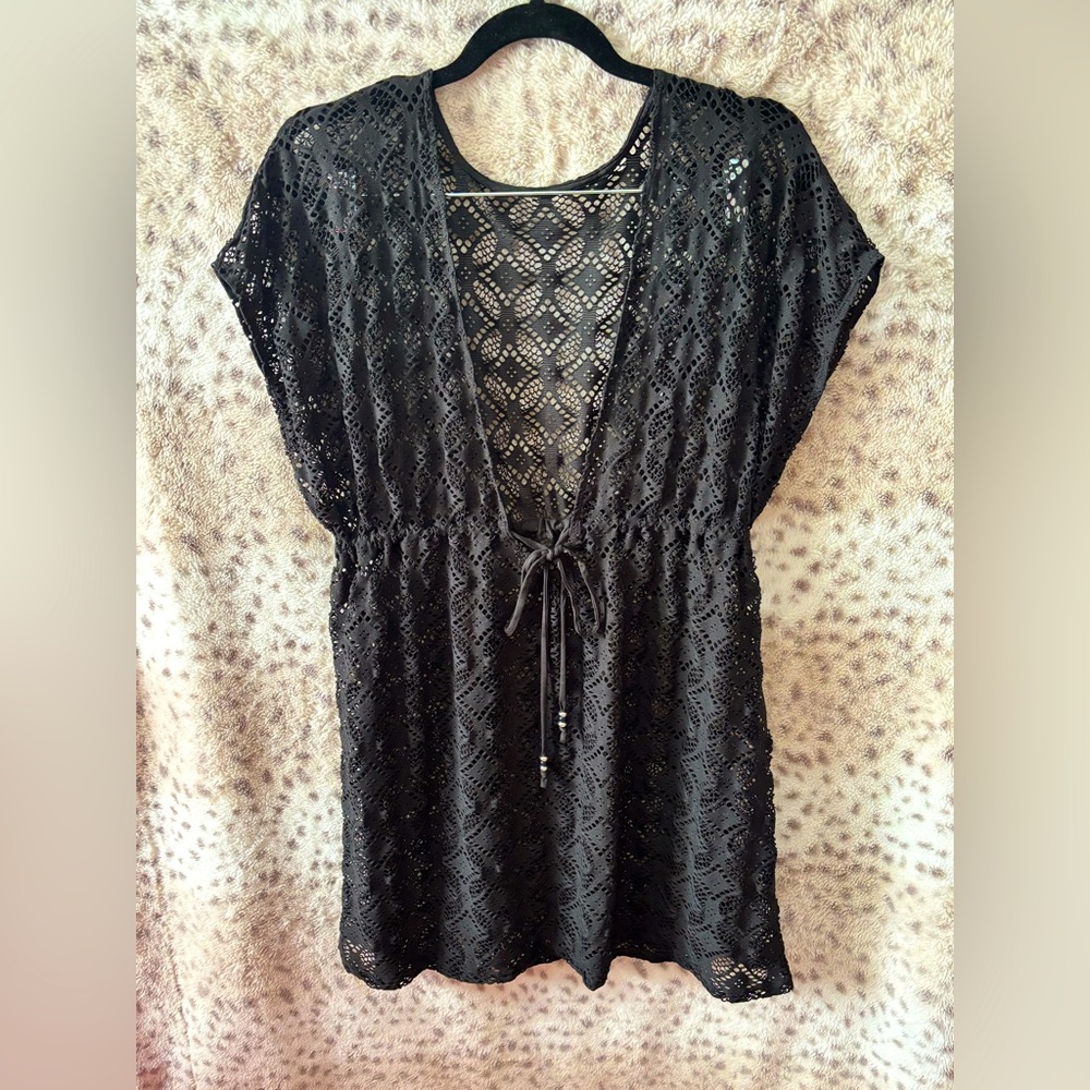 WOMENS DEEP V SWIM COVER UP